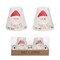 Transpac Jolly Santa Ceramic Salt and Pepper Shaker Set Multicolor Christmas Tabletop Decor for Holiday Dining